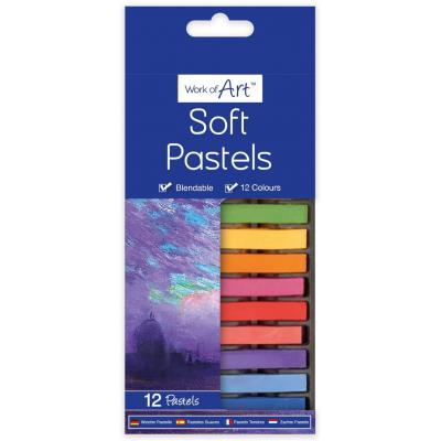 Tallon Work of Art Soft Pastels Multicolor 12Pk 6715