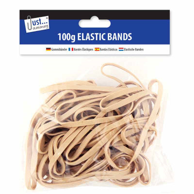 Tallon Just Stationery Large Bands Elastic Golden 100g 622548