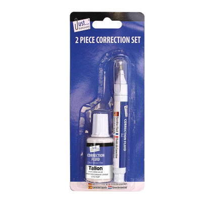 Tallon Just Stationery Correction Set White Set 2Pk 2002833