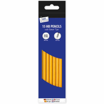 Tallon Just Stationery HB Pencils Black 15Pk 5631