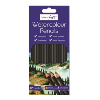 Tallon Work of Art Watercolour Pencils Set Multicoloured 12Pk 2003314