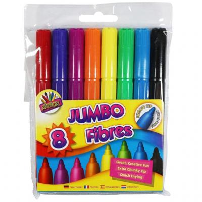Tallon Artbox Jumbo Fibres Multicolor 8Pk 2003388