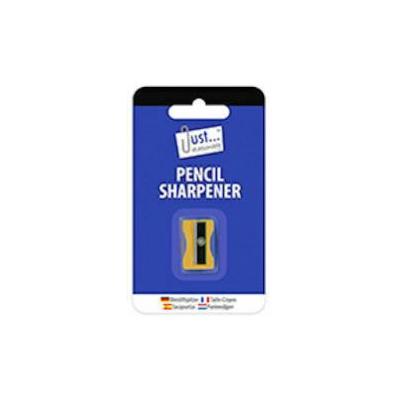 Tallon Just Stationery Plastic Pencil Sharpener Yellow 106448
