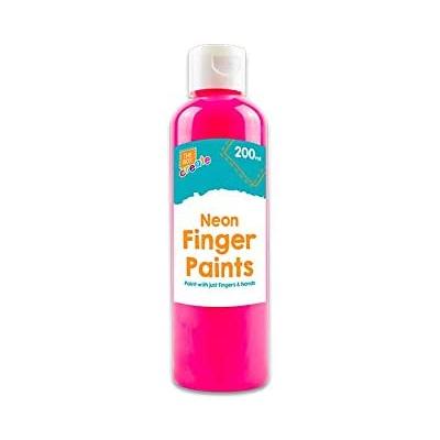 Tallon Neon Craft Poster Finger Paints Assorted 200ml 2003693