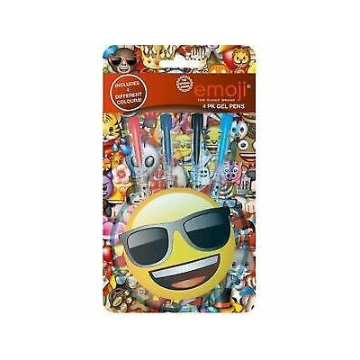 Design Group Colorful Emoji Style Gel Pens Assorted 4Pk EMSGP5