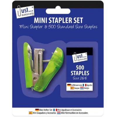 Tallon Just Stationery Mini Stapler with Staples Black 5642