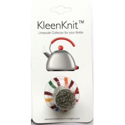 Kleen Knit Limescale Fur Collector Metallic Silver KFC00040 | For Your Kettle | Purifies For Better Taste | Limescale Descaler | Steel Wire Fur Collector Remover