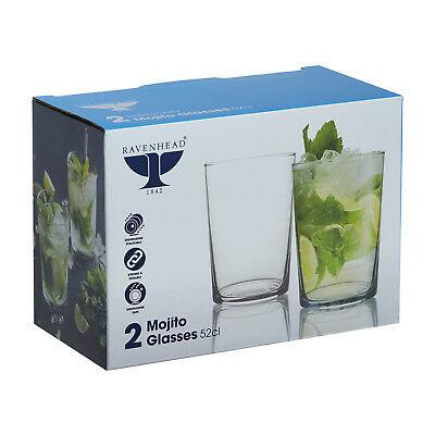 Ravenhead Mojito Glasses Clear 2Pk 0041637