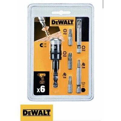 Dewalt Extreme Impact Rapid Load Screwdriver Set Metallic Silver 25mm to 50mm Set of 6-Pcs DT71514