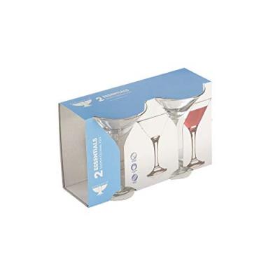Ravenhead Essential Sleeve Of Martini Glasses Set Clear 15cl Set of 2 0040431