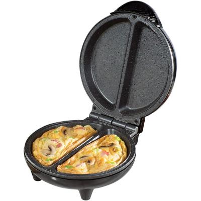 Daewoo Deep Fill Non Stick Omelette Maker Black 11.6 x 21.4 x 25cm 750W SDA1556