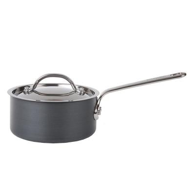 Meyer Circulon Commercial Non Stick Cast Stainless Steel Covered Saucepan Grey And Metalic Silver 18cm 2.4Ltr 89106