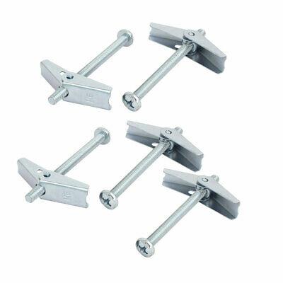 Bulk Hardware Wing/Spring Toggle Bright Zinc Plated 6mm x 75mm FB350