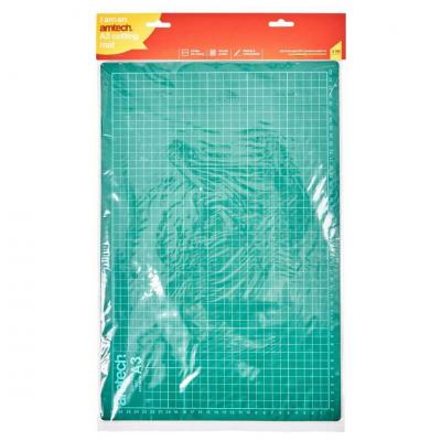 Amtech A3 Non Slip Surface Cutting Mat Dark Cyan 45cm x 30cm S0530