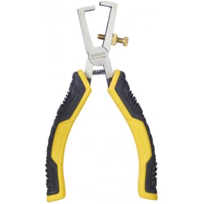 Stanley Dynagrip Heat Treated High Chrome Steel Wire Stripper With Secure Grip Black and Yellow 150mm STHTO75068