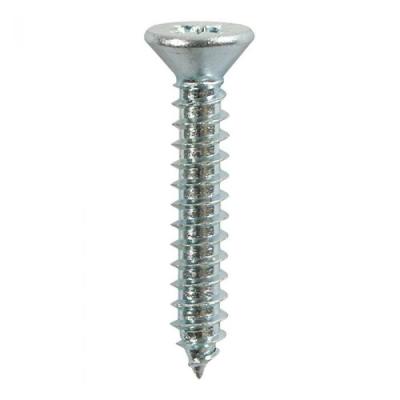 Bulk Hardware Self-Tapping Pozi Drive Countersunk Woodscrews Zinc Plated 6-Inch x 1 -Inch 30346