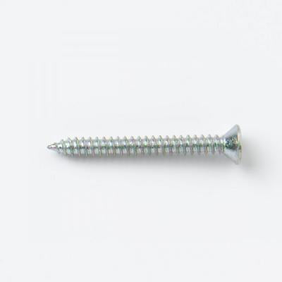 Bulk Hardware Self-Tapping Pozi Drive Countersunk Woodscrews Zinc Plated 6-Inch x 1 -Inch 30346