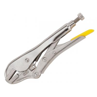 Stanley Max Steel Chrome Vanadium Straight Jaw Locking Plier Glossy Silver 225mm 0 84 811