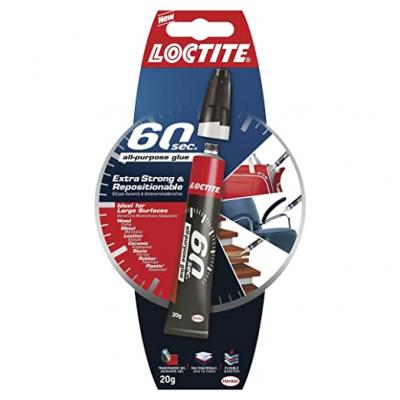 Loctite All Purpose Repositonable 60 Sec Glue Clear 20g 1970597