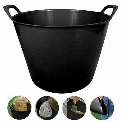 PlasticForte Flexitub Black 42Ltr 11433| Environment Friendly | 100% Recycled