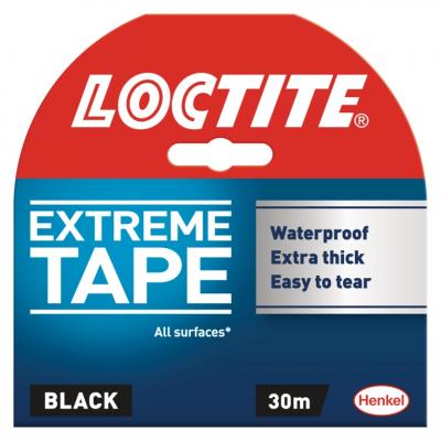 Henkel Loctite All Surface Use Waterproof Extreme Tape Black 30Mtr 2503033