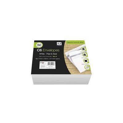 Design Group C6 Envelopes White 4.5 x 6.5-Inch 50-Piece ENVI 1