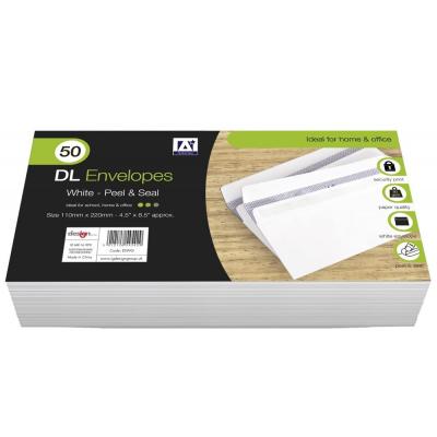 Design Group DL Envelopes White 4.5 x 8.5-Inch 50-Piece ENVG 1