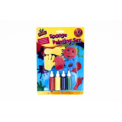 Tallon Artbox Sponge Painting Set Multicolour 9Pk 2004743