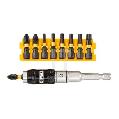 Dewalt Extreme Heavy Duty Impact Torsion Flex Torq Bit Set Assorted Set of 10-Pcs DT70578T