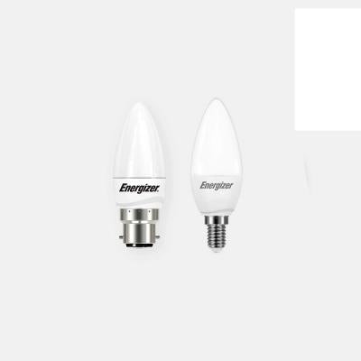Energizer B22 LED Candle Bulb Warm White 470 Lumens 5.2W 2Pk S16707