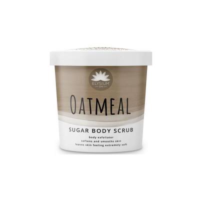 151 Elysium Spa Oatmeal Sugar Body Scrub 200g ELY1105 | Body Exfoliator | Softens and Smooths Skin | Leaves Feeling Extremely Soft