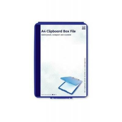 Design Group Waterproof A4 Clipboard Box File Royal Blue COPX