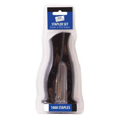 Tallon Heavy Duty Stapler with Pins Black and Silver 6187