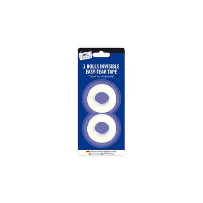 Tallon Invisible Easy-Tear Tape Set White 2-Pk 6011-48