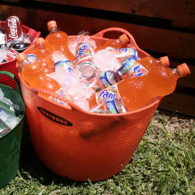 Red Gorilla Flexible Tub Orange 38Ltr SP42O