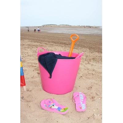 Red Gorilla Flexible 2 Handled Recycled Tub Pink 38Ltr SP42PK | Frost and UV Resistant | Very Strong