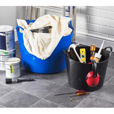 Red Gorilla Flexible Tub Black 14Ltr SP14GBK