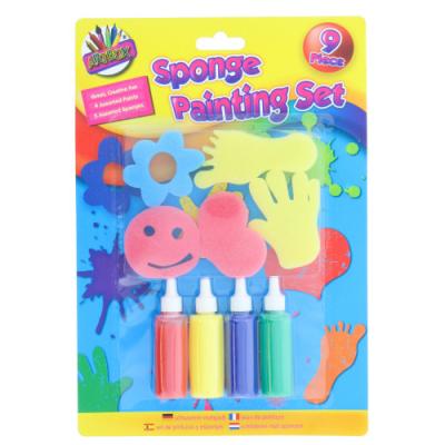 Tallon Artbox Sponge Painting Set Multicolour 9Pk 2004743