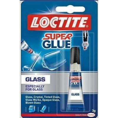 Henkel Loctite Water Resistant Liquid Glass Bond Super Glue With Anti Clog Cap Clear 3g 2641417