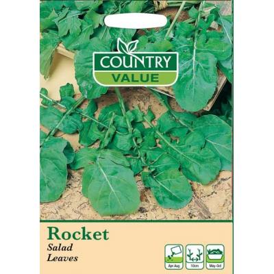 Country Value Price Band A Peppery Flavour Rocket Salad Leaves Vegetable Seeds Green Pack of 750 