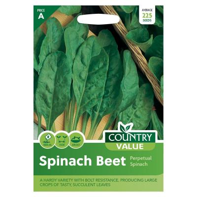 Country Value Price Band A Perpetual Spinach Beet Vegetable Seeds Green Pack of 225