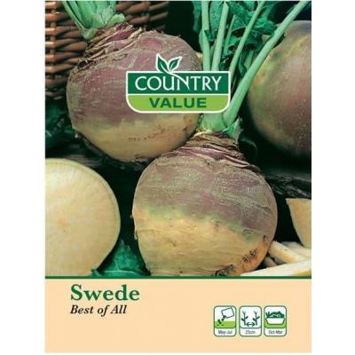 Country Value Price Band A Globe Shaped Variety Best of All Swede Vegetable Seeds Multicolour Medium Pack of 300