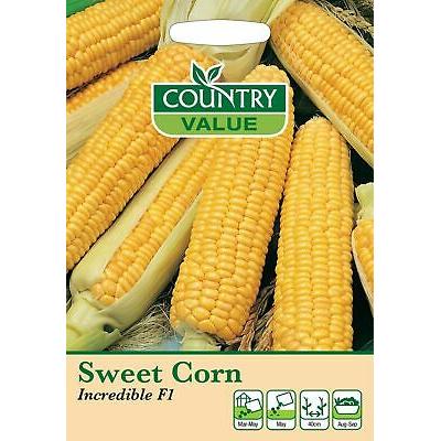 Country Value Price Band A Incredible F1 Sweet Corn Seeds Multicolour Pack of 25