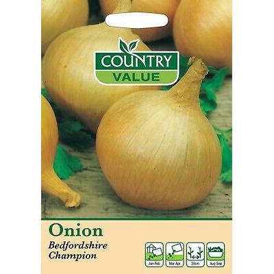 Country Value Price Band A Globe Shaped Bedfordshire Champion Onion Seeds Multicolour Pack of 200-Seeds