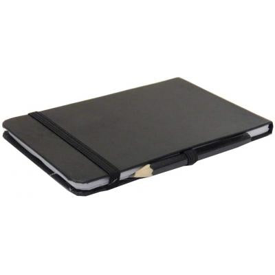 Design Group Policemans Ruled Notepad With Pencil Black and White 100-Pages FSC3-PMNB 1