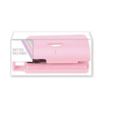 Design Group Soft Feel Hole Punch Pink PTHP 1