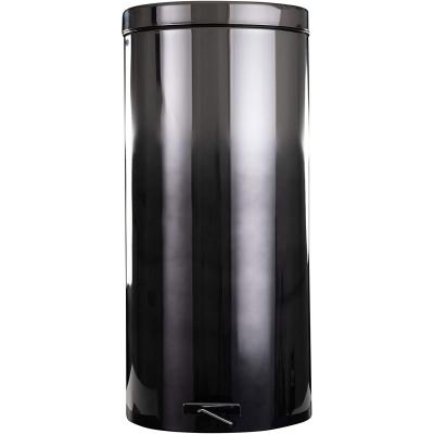 Daewoo Callisto Collection Stainless Steel Pedal Bin With Carry Handle Black 30Ltr BIN1083